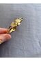 Steel clamp with butterfly and clover figure.does not tarnish or fade. - 5