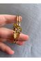 Steel clamp with butterfly and clover figure.does not tarnish or fade. - 4
