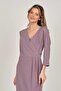 Women's Capri Sleeve Araboy Evening Dress 4177040 Lilac - 2