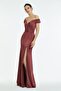 Women's Low Sleeve Evening Dress 5923083 Cinnamon