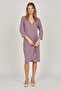Women's Capri Sleeve Araboy Evening Dress 4177040 Lilac - 3