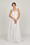 Women's Sequined Long Evening Dress 0990346 Ecru