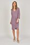 Women's Capri Sleeve Araboy Evening Dress 4177040 Lilac - 7