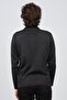 Men's Pocket Detailed Polo Neck Patterned Sweater 42544226 Melange Navy Blue - 5