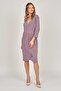 Women's Capri Sleeve Araboy Evening Dress 4177040 Lilac - 6