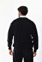 Sanfa Men's V-Neck Pure Wool Sweater 4103 Black - 4