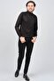 Men's Black Turtleneck Wool Sweater 5590103 - 2