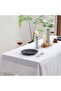 100% Raw Cotton Linen Tablecloth 160x220 cm Vintage Kitchen Living Room Tablecloth - 5