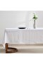 100% Raw Cotton Linen Tablecloth 160x220 cm Vintage Kitchen Living Room Tablecloth - 4