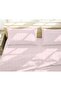 Single Duvet Cover Set Hotel Series Luxury Silk Textured Striped Cotton Satin Fitted Bed Sheet - 3