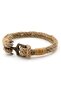 Beige Rope Cream Braided Bronze Metal Anchor Sailor Men's Bracelet M058C - 2
