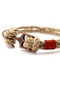 Beige Rope Braided Copper Color Metal Anchor Sailor Men's Bracelet M058D - 4