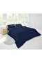 Single Duvet Cover Set Hotel Series Luxury Silk Textured Striped Cotton Satin Fitted Bed Sheet