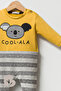 Cool-Ala Baby Boy Jumpsuit with Lace-Up Booties - Comfort and Elegance for Your Baby - Newborn - 4