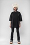 Black Basic Oversized Unisex Tshirt