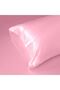 Silk Textured Cotton Satin Long Pillowcase 50X135Cm Pink Color Maternity Skin-Friendly Support Case - 3