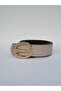 Snake Buckle Women's Mink Belt Gold Buckle Jean Belt, Jacket Belt, Trouser Belt