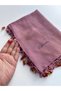 Handmade Cherry Embroidery Writing Edge Beaded Cheesecloth Yemeni - 3