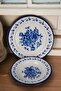 No. 30 Enameled Food Plate Plate Serving Food Camping Picnic - 3