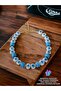 Glass Bead Syriac Evil Eye Bead Necklace - 2