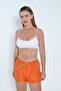 Orange Women's Swim Shorts Quick Dry