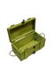 Green Wooden Locked Box Memory Box Gift Box Storage Box Multi-Purpose Wooden Box 27x 14cm - 3