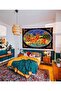 Nature Illustrated Deer Motif Ethnic Model Wall Tapestry| Wall Cloth| Tapestry - 2