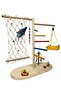 Budgie, paradise, forpus and Cockatiel Climbing Area (HAMAK SPECIFY COLOR OPTION)