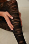 Women's Black Slash Pantyhose - 2