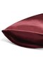 Burgundy Silk Satin Pillowcases Set of 2 50X70 cm Anti-Sweat Odorless Suitable for Curly Hair Skin Friendly - 6