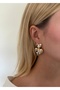 Set of 2 Heart Earrings, 4 cm - 5
