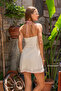 Lined 100% Cotton Natural Dress - 3