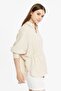 Oversized Shirt with Shirred Sides - 6