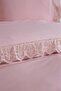 Meriç Bridal Duvet Cover Set with French Lace, Powder Pink - 2