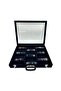 Bond 18-Piece Eyeglass Case, Alcantara, Black - 3