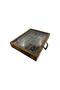 Richbox Bond 18-Piece Eyeglass Case, Alcantara, Brown - 3