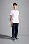 Men's Cotton Regular Fit Round Collar White T-Shirt24411018-010 - 6