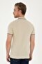 Men's Stone Polo Neck T-Shirt - 5