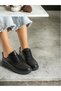 Women's Black Air Sole Sneaker & Sports Shoes (3 cm Sole) - 2