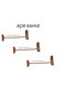 Steel Rope Cable Pvc Door Window Safety Burglar Child Safety Lock 4 Pieces - 2