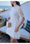 Tulle Romantic Patterned Dress - 2