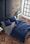 Duvet Cover Set Double 160X200 cm 100% Organic Cotton Fitted Sheet Soft Double Sided - 2