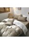 Duvet Cover Set Double 160X200 cm 100% Organic Cotton Fitted Sheet Soft Double Sided