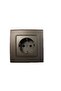 مقبس Viko Linnera Life Anthracite - مؤرض وغير مؤطر، موديل90445008 - 2