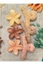 Women's Xl 3-Piece Plush Furry 3-Piece Pastel Lotus Large Size 6-Piece Elegant Winter Peg Buckle - 2
