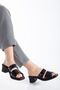 Women's Heeled Daily Slippers with Grass - 2