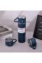 Luxury Special Production Insulated Vip Drink Thermos Set with Double Layer and Double Mug 500 ml Decorative - 4