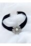 Jewelled Pearl Clover Choker Necklace - 2