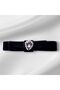 LUX BLACK VELVET RIBBON BOW ROCK AUTOMATIC BUCKLE - 2