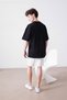 Oversize Unisex Asap Rocky Black T-shirt - 4